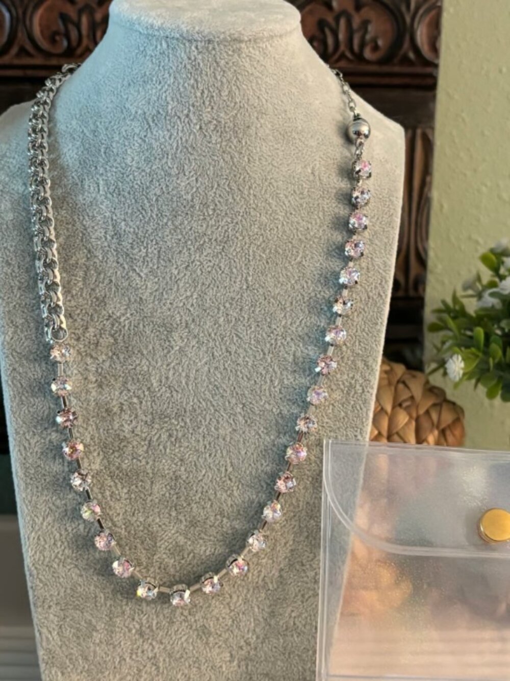 Bar By Alexa Rae-All About Me Necklace- Silver Petal